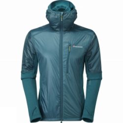 Montane Mens Fusion Alpha Jacket Zanskar Blue/Wild Lime